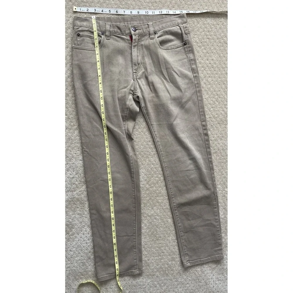 ACTIVE Men's Tan Straight Leg Cotton Jeans-Size 30/28